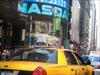 Times square welcomes the world in Arabic words